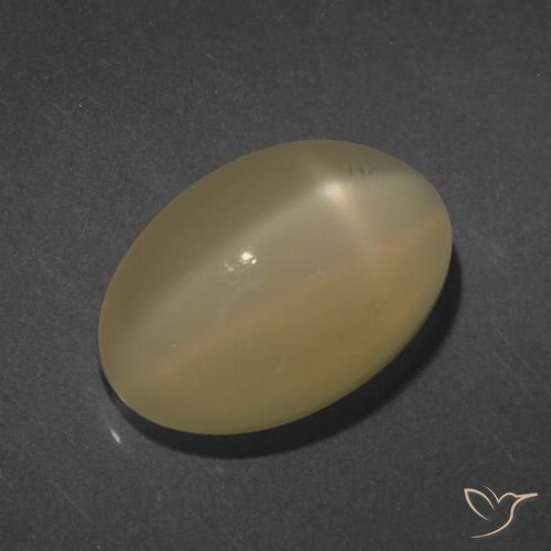 7.25ct Natural Laranja acastanhado Pedra da Lua Estrela, oval, Translúcido