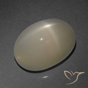 Pedra da Lua Estrela Café Marrom Claro Natural 8.95ct, oval, Translúcido