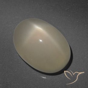 Pedra da Lua Estrela Café Marrom Claro Natural 7.90ct, oval, Translúcido