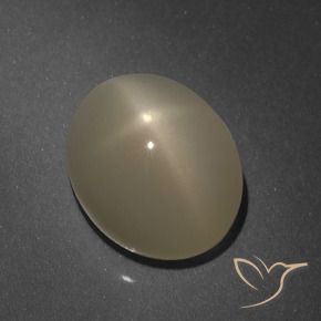 Pedra da Lua Estrela Laranja médio-escuro Natural 6.18ct, Corte Oval, Translúcido