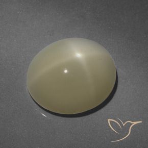Pedra da Lua Estrela Castanho Claro Quente Natural 6.51ct, oval, Translúcido