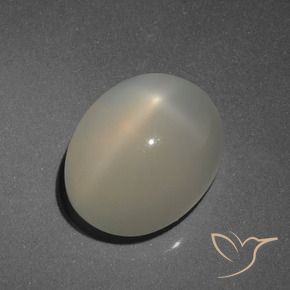 Pedra da Lua Estrela Marrom Terroso Natural 5.27ct, oval, Translúcido