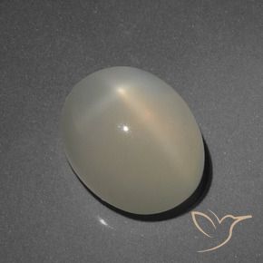 Pedra da Lua Estrela Marrom Terroso Natural 5.27ct, oval, Translúcido