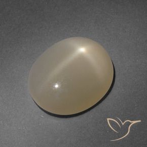 Pedra da Lua Estrela Marrom Pálido Natural 4.99ct, oval, Translúcido