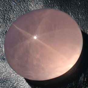 Quartzo rosa estrela rosa natural 182,80ct, transparente, transparente/translúcido