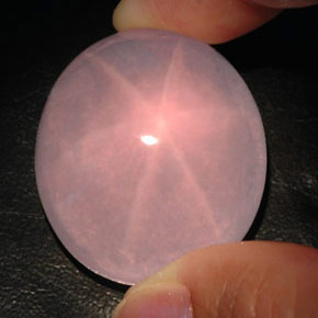 Quartzo rosa estrela rosa natural 167,45ct, transparente, transparente/translúcido