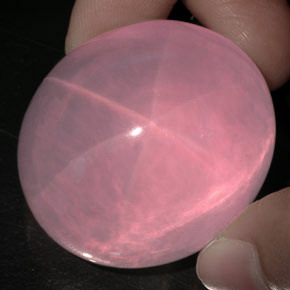 Quartzo Rosa Estrelado Rosa Natural 263.85ct, Transparente, Transparente/Translúcido