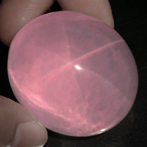 Quartzo Rosa Estrelado Rosa Natural 263.85ct, Transparente, Transparente/Translúcido