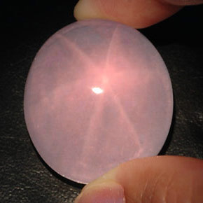 Quartzo rosa estrela rosa natural 120,50ct, transparente, transparente/translúcido
