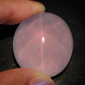Quartzo rosa estrela rosa natural 101,45ct, transparente, transparente/translúcido