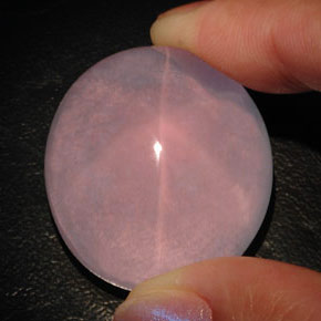 Quartzo rosa estrela rosa natural 101,45ct, transparente, transparente/translúcido