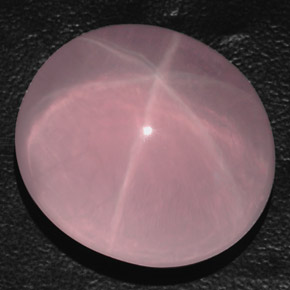 Quartzo rosa estrela rosa natural 85,90ct, transparente, transparente/translúcido
