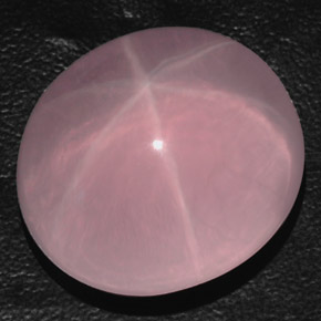 Quartzo rosa estrela rosa natural 85,90ct, transparente, transparente/translúcido