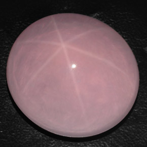 Quartzo rosa estrela rosa natural 93,25ct, transparente, transparente/translúcido