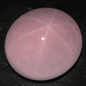 Quartzo rosa estrela rosa natural 93,25ct, transparente, transparente/translúcido