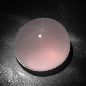 Quartzo rosa estrela rosa natural 147,25ct, transparente, transparente/translúcido