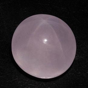 Quartzo rosa estrela rosa natural 50,41ct, corte oval, transparente