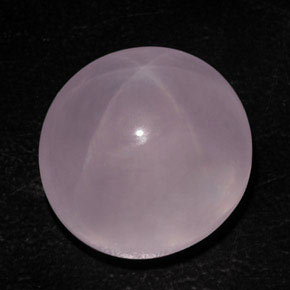Quartzo rosa estrela rosa natural 50,41ct, corte oval, transparente