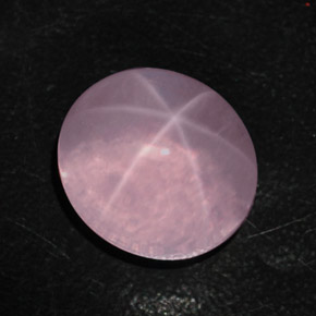 Quartzo Rosa Estrelado Rosa Natural 35.70ct, Corte Oval, Transparente