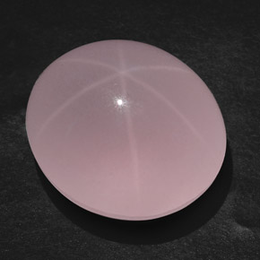Quartzo rosa estrela rosa natural 107,45ct, transparente, transparente/translúcido