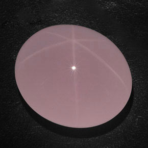 Quartzo rosa estrela rosa natural 132,70ct, transparente, transparente/translúcido