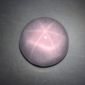 Quartzo rosa estrela rosa natural 9,68ct, corte redondo, transparente
