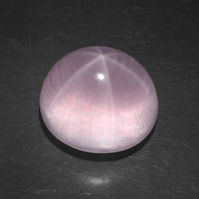 Quartzo Rosa Estrelado Rosa Natural 6.01ct, Corte Oval, Transparente
