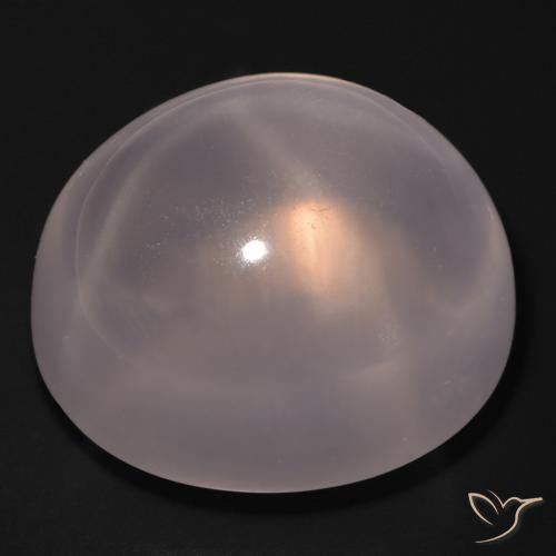 Quartzo Rosa Estrelado rosa médio Natural 48.94ct, oval, Transparente