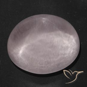 Quartzo Rosa Estrelado Coral Rosa Natural 42.56ct, oval, Transparente