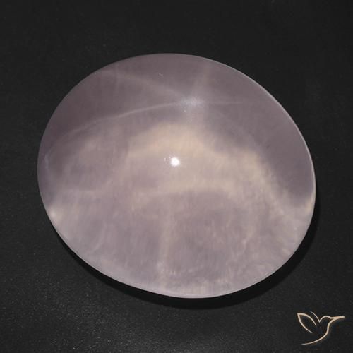 165.68ct Natural Luz rosa Quartzo Rosa Estrelado, oval, Transparente