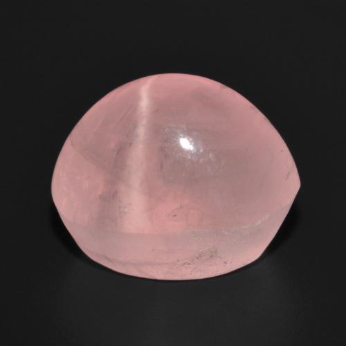 Quartzo Rosa Estrelado rosa médio Natural 15.66ct, Corte Oval, Translúcido