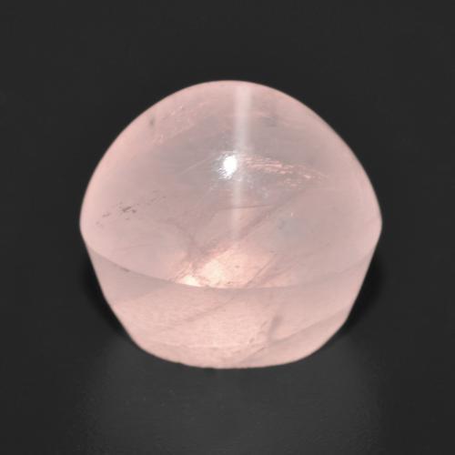 Quartzo rosa estrela rosa natural 10,60ct, corte oval, translúcido
