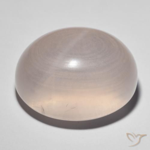 Quartzo Rosa Estrelado rosa médio Natural 41.38ct, oval, Transparente