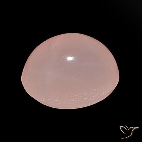 Quartzo Rosa Estrelado rosa médio Natural 40.20ct, oval, Translúcido