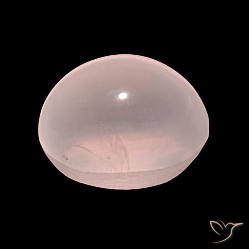 Quartzo Rosa Estrelado Luz rosa Natural 40.32ct, oval, Translúcido