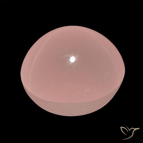 Quartzo Rosa Estrelado Rosa Blush Natural 129.84ct, oval, Translúcido