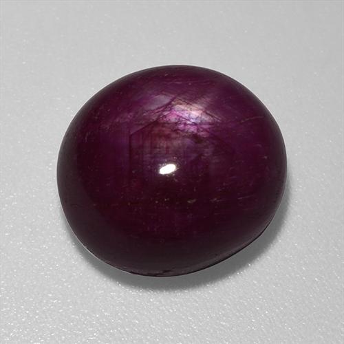 rubi estrela Vermelho escuro Natural 9.87ct, oval, Opaco