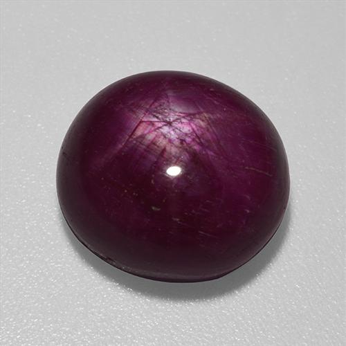 rubi estrela Vermelho escuro Natural 9.87ct, oval, Opaco