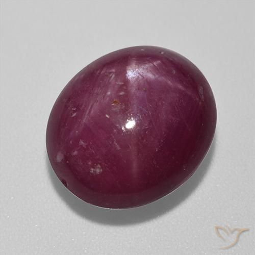 rubi estrela Vermelho escuro Natural 13.67ct, oval, Opaco