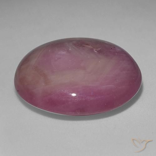 rubi estrela Roxo médio-claro Natural 31.80ct, oval, Opaco