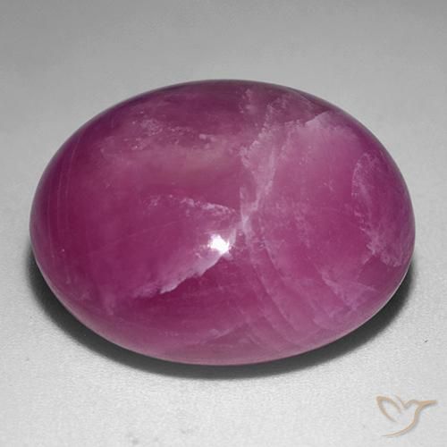 rubi estrela Roxo médio-escuro Natural 53.60ct, oval, Opaco