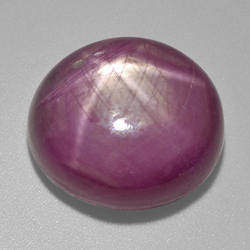 rubi estrela roxo avermelhado Natural 32.18ct, Corte Oval, Opaco