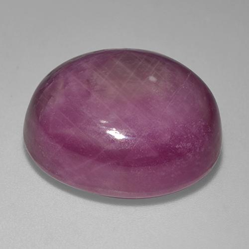 rubi estrela roxo avermelhado Natural 32.18ct, Corte Oval, Opaco
