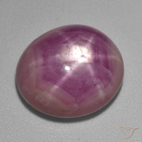 rubi estrela Sangria Profunda Natural 8.07ct, oval, Opaco