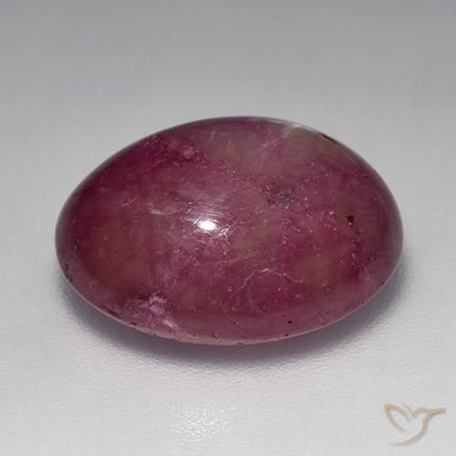 rubi estrela Roxo médio-escuro Natural 14.78ct, oval, Opaco