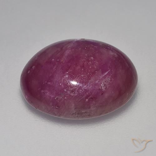 rubi estrela Roxo médio-escuro Natural 13.70ct, oval, Opaco