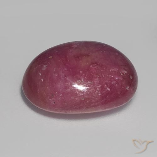 rubi estrela Roxo rosado Natural 13.22ct, oval, Opaco