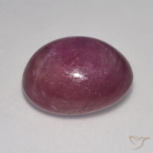 rubi estrela roxo avermelhado Natural 9.58ct, oval, Opaco