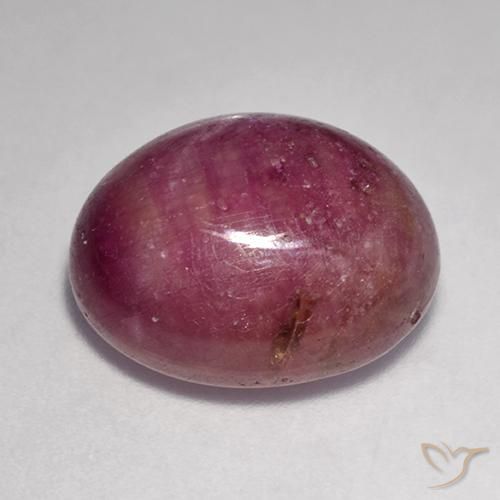 rubi estrela Roxo médio-escuro Natural 14.52ct, oval, Opaco