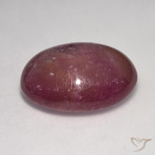 rubi estrela ameixa roxa Natural 9.53ct, oval, Opaco